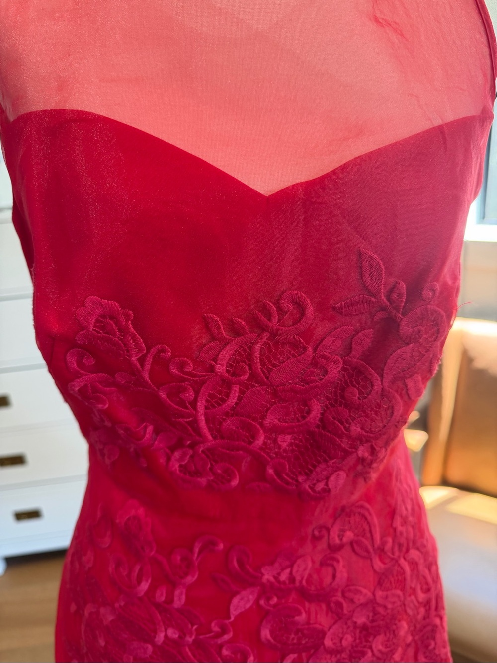 Donna Morgan red dress